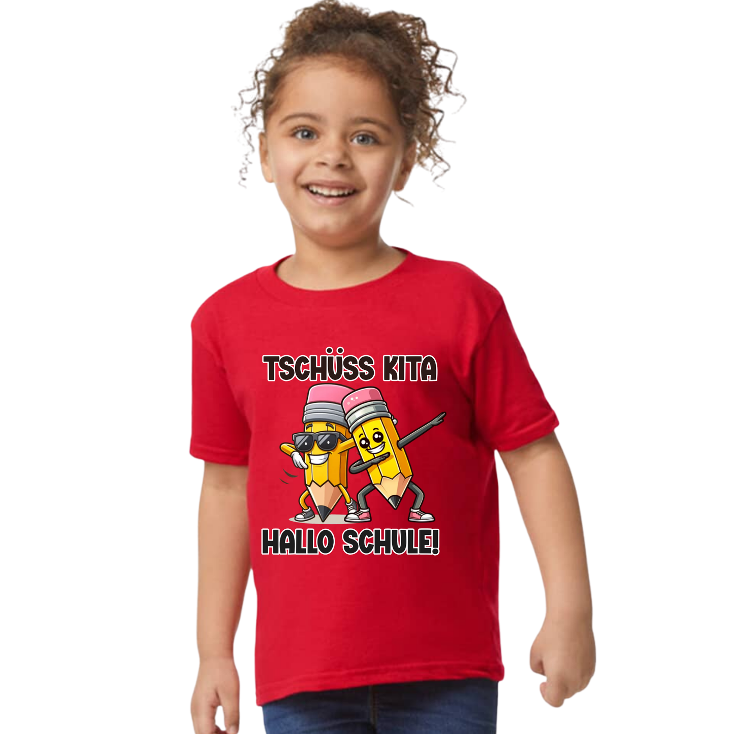 🎒 Tschüss Kita, Hallo Schule! – Kids Back-to-School T-Shirt