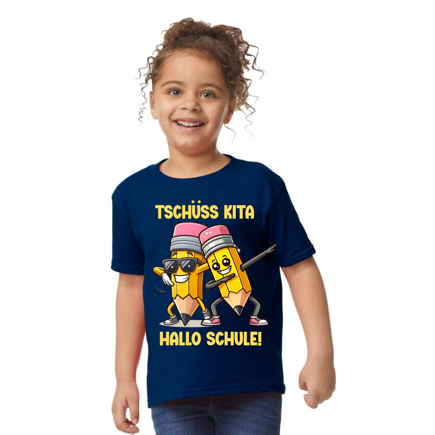 🎒 Tschüss Kita, Hallo Schule! – Kids Back-to-School T-Shirt