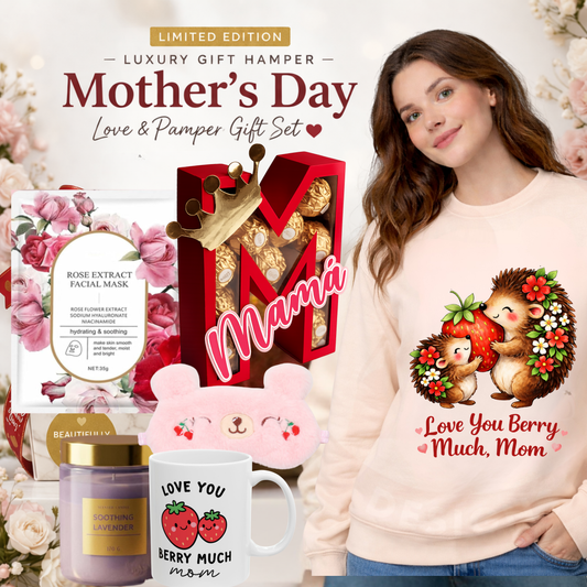 Limited Edition Mother’s Day Luxury Gift Hamper – Love You Berry Much Mom 🍓